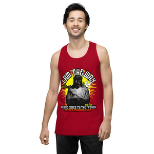 Men’s premium tank top I AM THE WAY JOHN 14:6