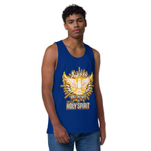 Load image into Gallery viewer, Men’s premium tank top AWAKEN VOICE AND WORD OF HOLY SPIRIT LUKE 12:12
