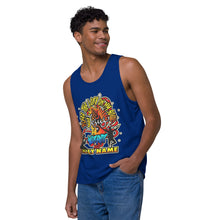 Load image into Gallery viewer, Men’s premium tank top WORSHIP HIS HOLY NAME JESUS
