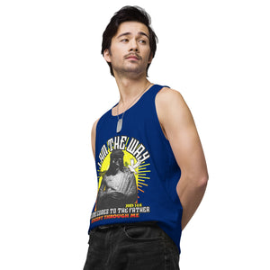 Men’s premium tank top I AM THE WAY JOHN 14:6