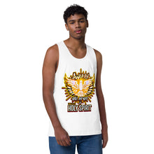 Load image into Gallery viewer, Men’s premium tank top AWAKEN VOICE AND WORD OF HOLY SPIRIT LUKE 12:12
