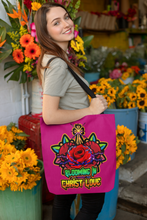 Load image into Gallery viewer, Tote Bag BLOOMING IN CHRIST LOVE
