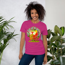 Load image into Gallery viewer, Unisex t-shirt LOVE REJOICES IN TRUTH 1 CORINTHIANS 13:6
