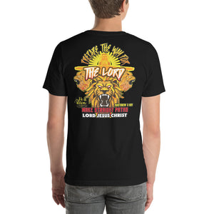 Unisex t-shirt PREPARE THE WAY FOR THE LORD MATTHEW 3 NIV