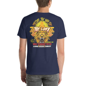 Unisex t-shirt PREPARE THE WAY FOR THE LORD MATTHEW 3 NIV