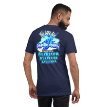 Load image into Gallery viewer, Unisex t-shirt OMNIPOTENT REIGNETH REVELATION 19:6 KJV
