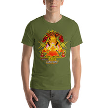 Load image into Gallery viewer, Unisex t-shirt GOD OF THIS WORLD 2 CORINTHIANS 4:4
