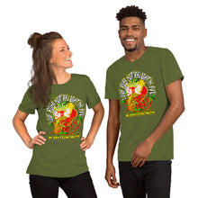 Load image into Gallery viewer, Unisex t-shirt LOVE REJOICES IN TRUTH 1 CORINTHIANS 13:6
