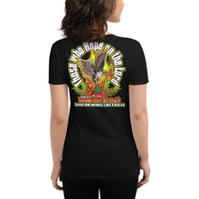 Load image into Gallery viewer, Women&#39;s short sleeve t-shirt SOAR ON WINGS LIKE EAGLES ISAIAH 40:31
