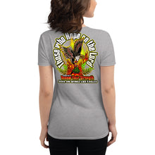 Load image into Gallery viewer, Women&#39;s short sleeve t-shirt SOAR ON WINGS LIKE EAGLES ISAIAH 40:31
