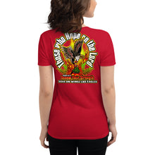 Load image into Gallery viewer, Women&#39;s short sleeve t-shirt SOAR ON WINGS LIKE EAGLES ISAIAH 40:31
