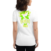 Load image into Gallery viewer, Women&#39;s short sleeve t-shirt FAITH OVER FEAR
