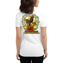 Load image into Gallery viewer, Women&#39;s short sleeve t-shirt SOAR ON WINGS LIKE EAGLES ISAIAH 40:31
