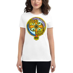 Women's short sleeve t-shirt FLOWING IN CHRIST