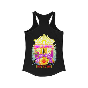 Women's Ideal Racerback Tank OBEY THE TRUTH JOHN 8:32