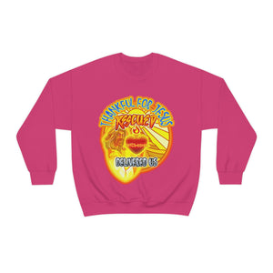 Unisex Heavy Blend™ Crewneck Sweatshirt RESCUED DELIVERED US