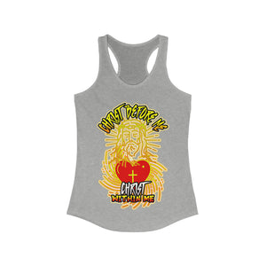 Women's Racerback Tank CHRIST BEFORE ME