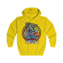 Load image into Gallery viewer, Unisex Hooded Zip Sweatshirt THE LIFE
