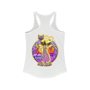 Women's Racerback Tank LOVED YOU 1000 YEARS