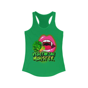 Women's Racerback Tank VEGETARIAN MONSTER