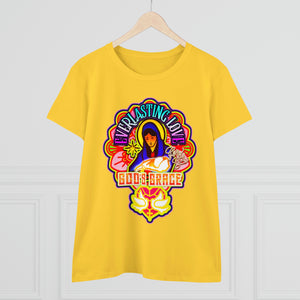 Women's Midweight Cotton Tee GOD'S GRACE