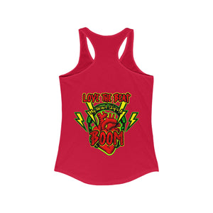 Women's Racerback Tank BOOM