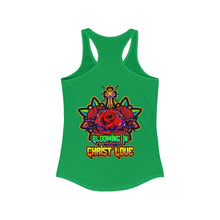 Load image into Gallery viewer, Women&#39;s Racerback Tank Blooming In Christ Love
