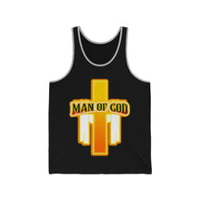 Load image into Gallery viewer, Unisex Jersey Tank MAN OF GOD
