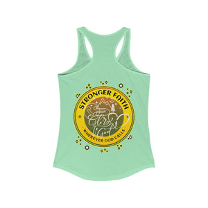 Women's Racerback Tank GOD CALLS