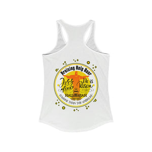 Women's Racerback Tank PRAISING HOLY ROAR