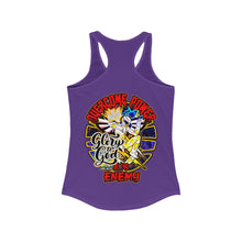 Load image into Gallery viewer, Women&#39;s Racerback Tank OVERCOME POWER OF THE ENEMY LUKE 10:19
