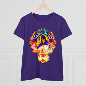 Women's Midweight Cotton Tee GOD'S GRACE