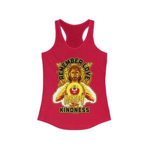 Women's Racerback Tank REMEMBER LOVE MERCY