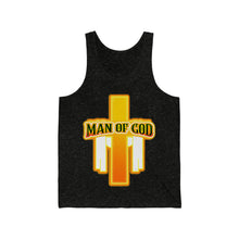 Load image into Gallery viewer, Unisex Jersey Tank MAN OF GOD
