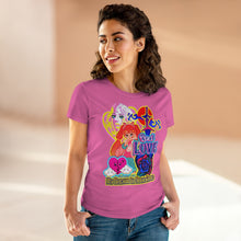 Load image into Gallery viewer, Women&#39;s Midweight Cotton Tee Real Love
