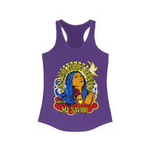 Load image into Gallery viewer, Women&#39;s Racerback Tank I AM THE LORD&#39;S SERVANT LUKE 1:38
