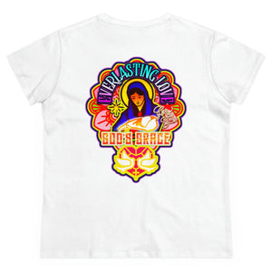 Women's Midweight Cotton Tee GOD'S GRACE