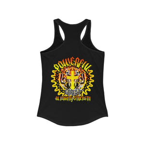 Women's Racerback Tank ALMIGHTY STRENGTH