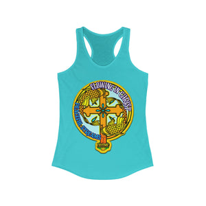 Women's Racerback Tank FLOWING IN CHRIST