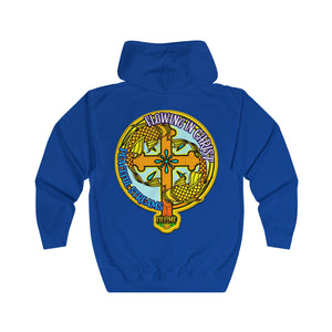 Unisex Full Zip Hoodie FLOWING IN CHRIST