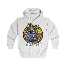 Load image into Gallery viewer, Unisex Hooded Zip Sweatshirt THE LIFE
