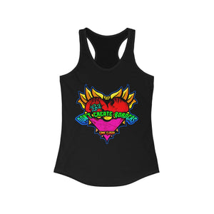 Women's Racerback Tank Borders