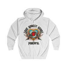 Load image into Gallery viewer, Unisex Full Zip Hoodie Honest Heart
