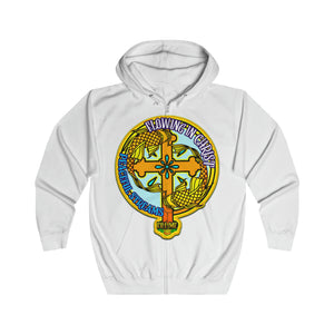 Unisex Full Zip Hoodie FLOWING IN CHRIST