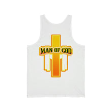 Load image into Gallery viewer, Unisex Jersey Tank MAN OF GOD
