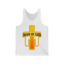 Load image into Gallery viewer, Unisex Jersey Tank MAN OF GOD
