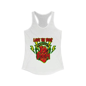 Women's Racerback Tank BOOM