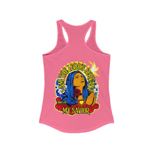 Load image into Gallery viewer, Women&#39;s Racerback Tank I AM THE LORD&#39;S SERVANT LUKE 1:38
