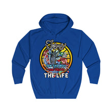 Load image into Gallery viewer, Unisex Hooded Zip Sweatshirt THE LIFE
