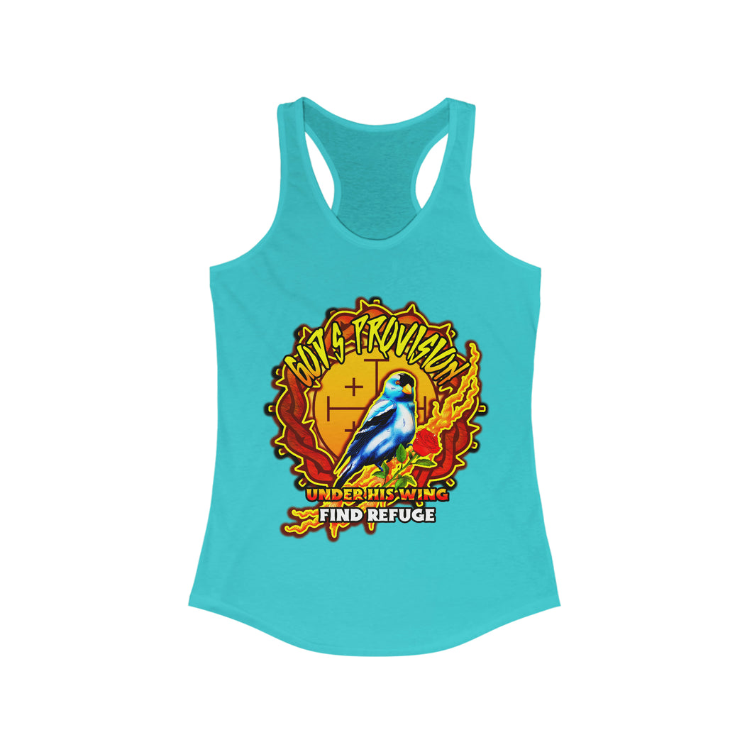 Women's Racerback Tank GOD'S PROVISION